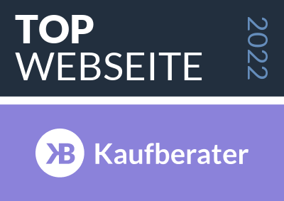 premio al mejor sitio web 2022 de Kaufberater